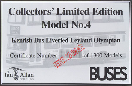 29304 Supplied numbered certificate