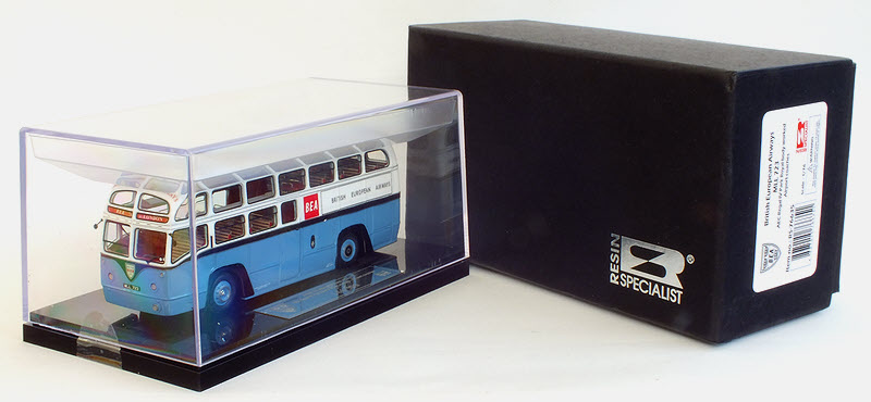 Resin Specialist supply model in plastic presentation box and this is housed in a black card box