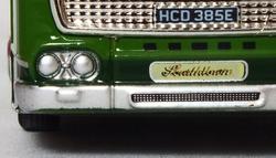 Close up of headlamps & tampo printed grille detailing - Click to enlarge