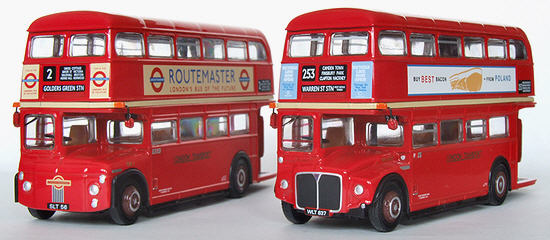 31601 & 31501 the first pair of re-tooled Routemaster models