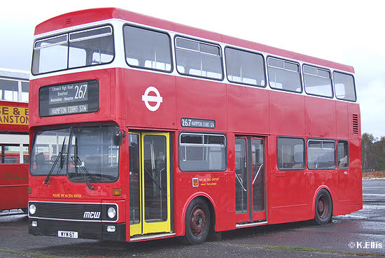 Cobham Bus Museum's preserved London Transport MCW Metrobus M6