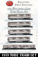 Piccadilly Line 1959 Stock Tube Train Set