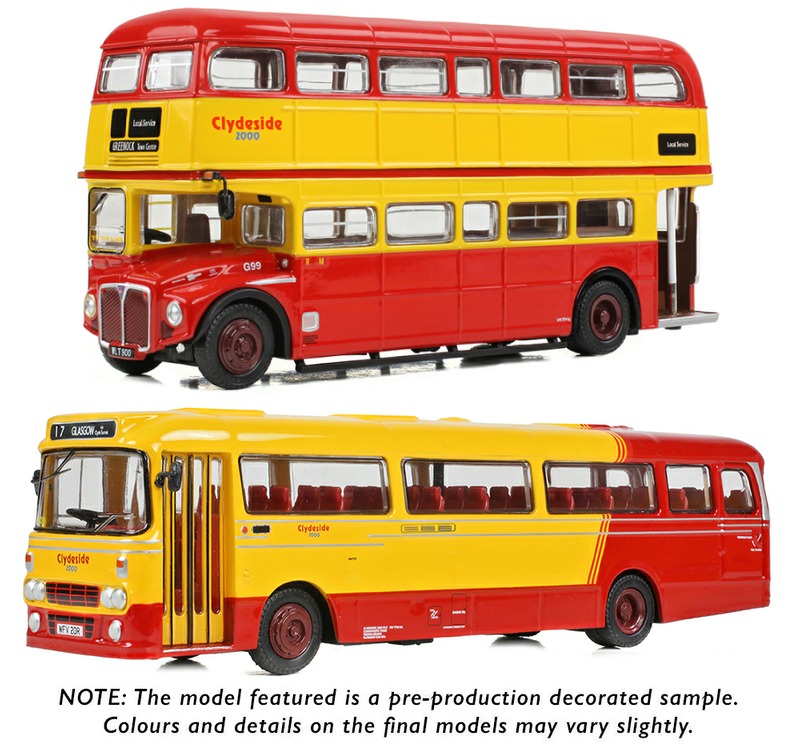 Set E99944 - Clydeside 2000 AEC RML Routemaster (E42305) & Alexander Y Type Bus (E39202)