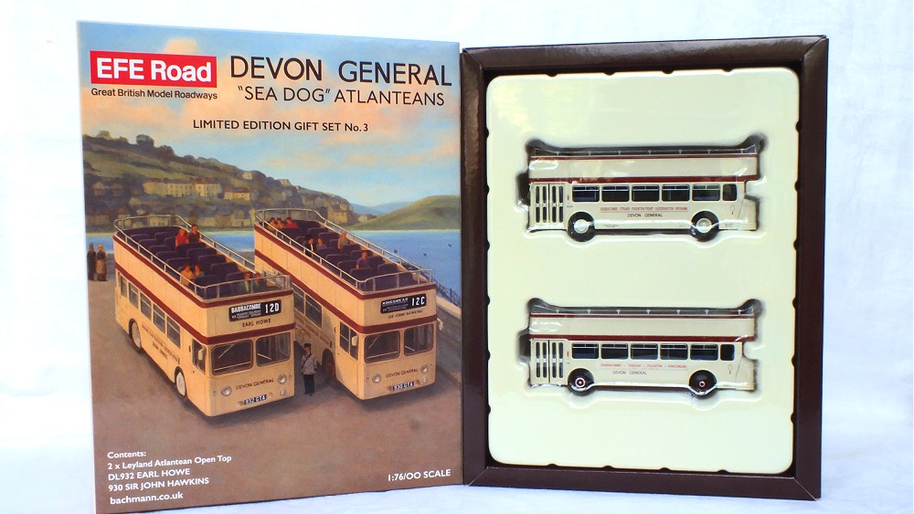 Set E99945 - Devon General Sea Dogs Atlanteans Model Set - Packaging & models