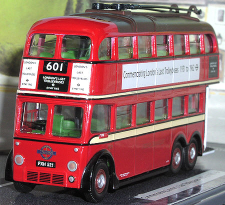 RD62 - Re Decorated London Q1 Trolleybuses on routes 601 (London's Last Trolleybus)