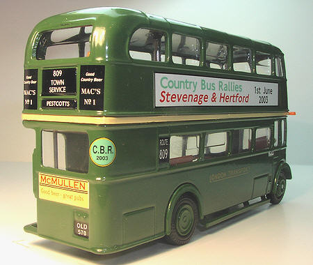 SV03 produced for the 2003 Stevenage and Hertford Country Bus Rally