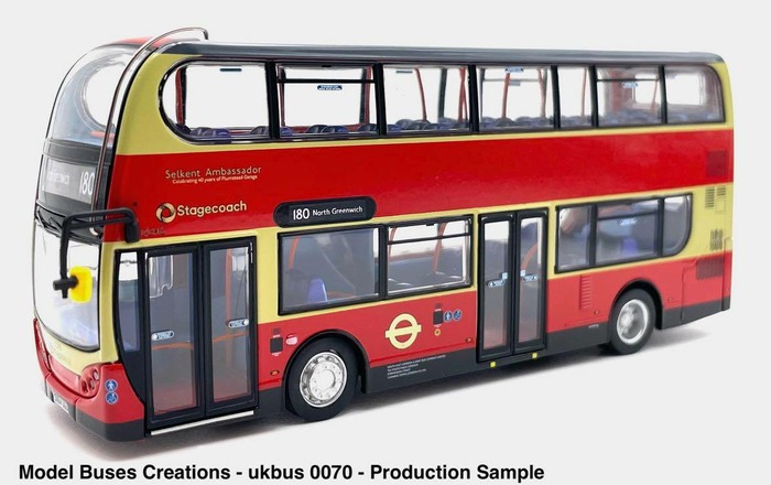 UKBUS 0070 front view