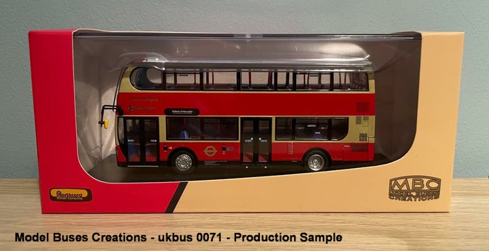 UKBUS 0070/1 Model packaging