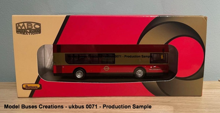 UKBUS 0070/1 Model packaging