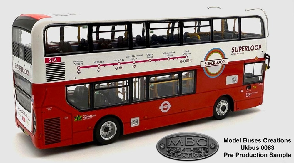 UKBUS 0083 rear offside view