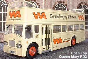 Open Top Leyland PD3 Queen Mary Double Deck Bus