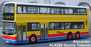 3 Axle Alexander ALX500 Dennis Trident