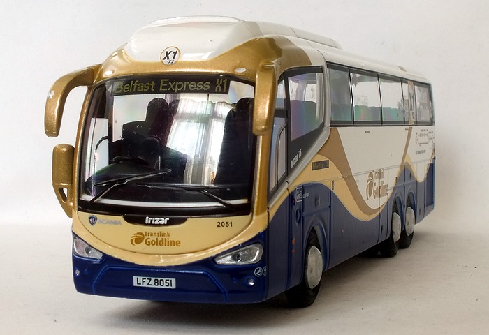 Modelbuszone Oxford Die cast 76IR6001 Translink Goldline Scania 