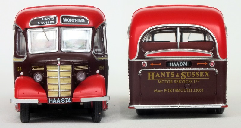 Rapido UK920008 front & rear views