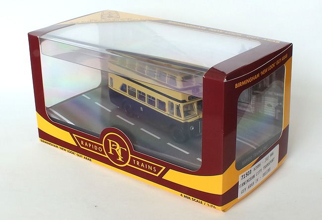 Rapido Trains Model packaging