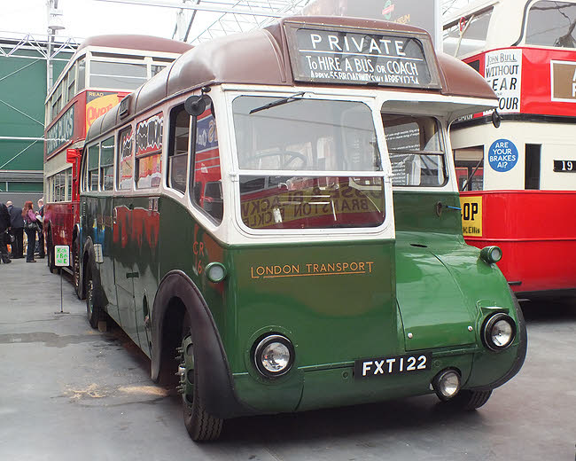 The real CR14 as preserved at the London Bus Museum