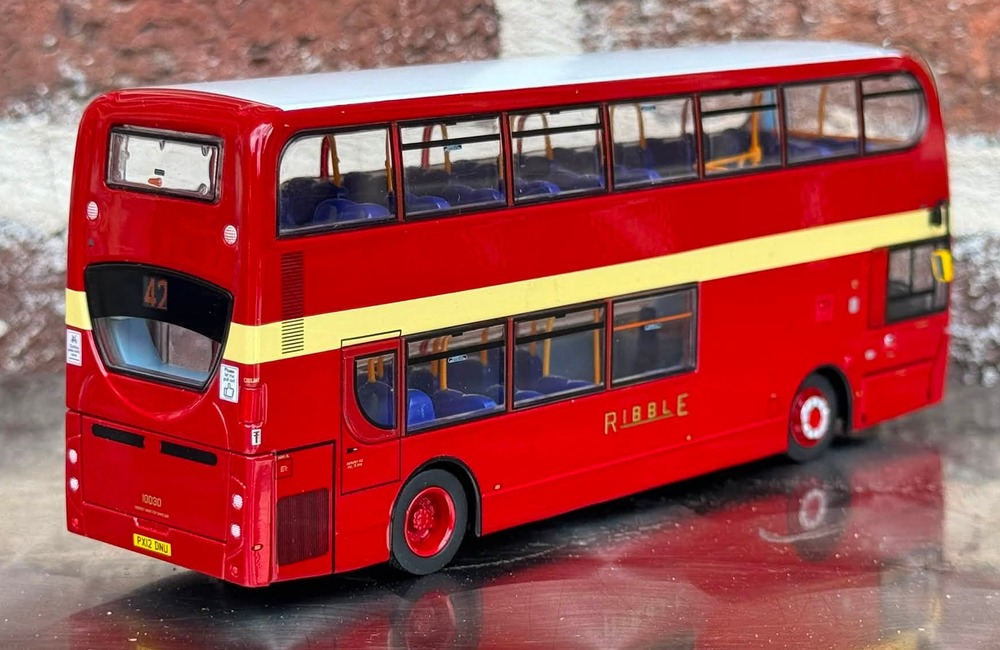 UKBUS0093 rear offside view - Early pre-production sample